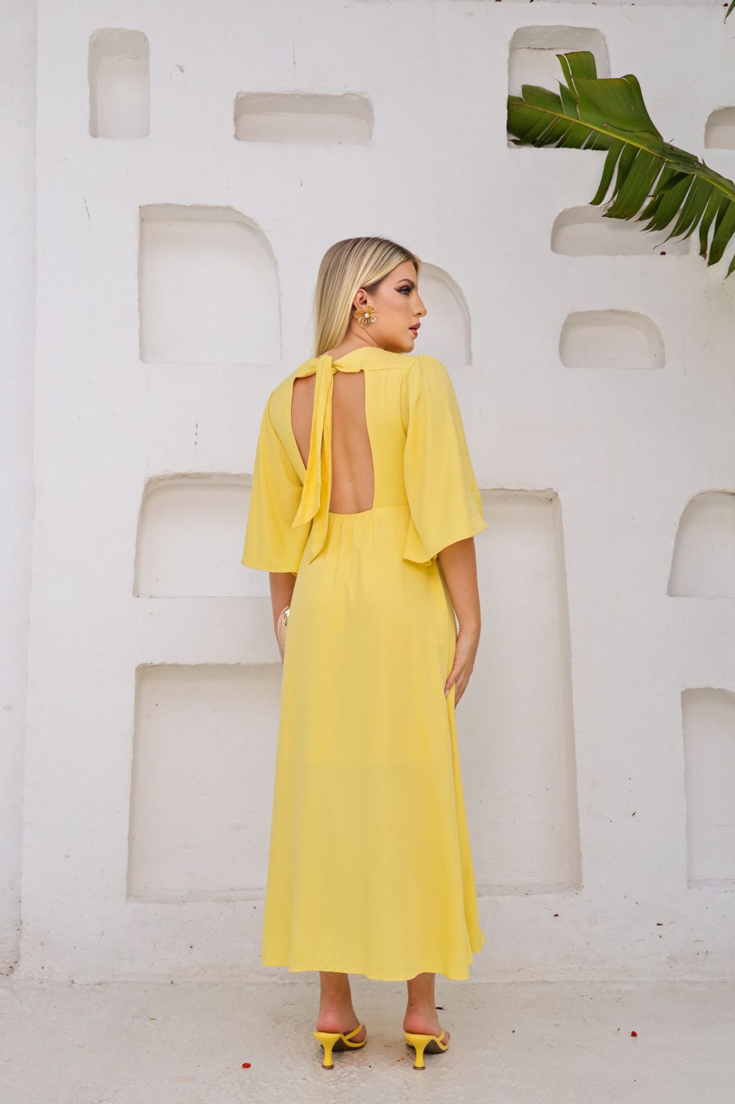 Vestido Claudia Amarelo